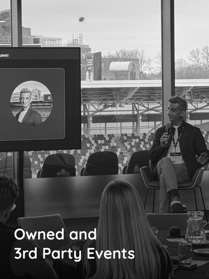 From conferences to summits, workshops to dinners — all built to drive six-figure pipeline.